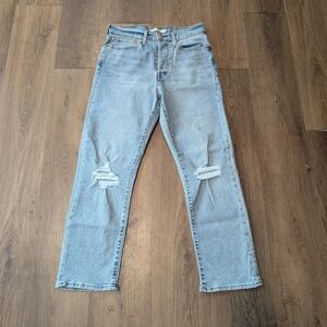 Levi's Light Blue Straight Leg Jeans